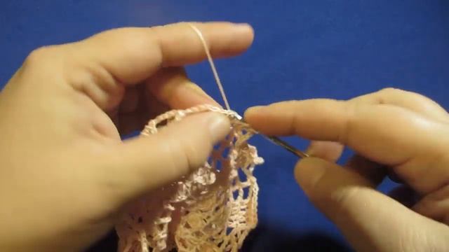 Салфетка крючком 