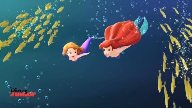 Sofia The First | Joining Together Song ft. Ariel - The Floating Palace | Official Disney Junior UK смотреть онлайн