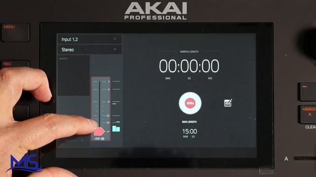 Akai Force Sampler Overview (Recording Vinyl)