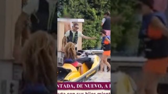 ACCIDENTE de Shakira en moto de agua en miami #shakira #pique #clarachia #miami