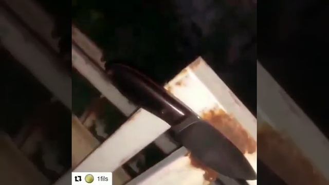 Охотничий нож "Ёрш" из кованной алмазной стали хв5. Видео отзыв из Кувейта! смотреть онлайн