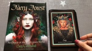 The Faery Forest Oracle by Lucy Cavendish Flip Through | Teacup Tarot ☘️