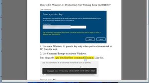 Fix Windows 11 Product Key Not Working Error 0xc004f050