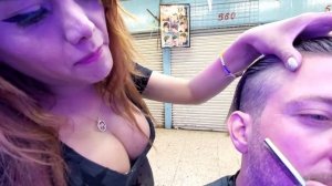 ?Rico Suave! Barbershop Shave & Beard Trim by Lady Barber Michele in Mexico City ??