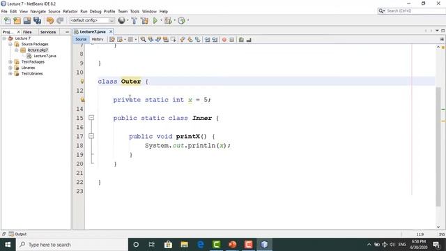 Nested Classes in Java "Static Nested Class"