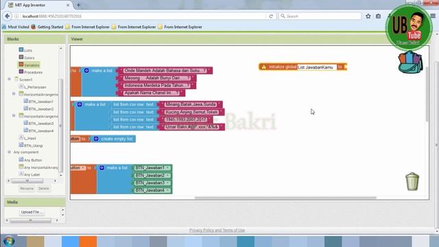 MIT App Inventor - How To Make A Multiple Choice Quiz