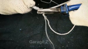 Как ПРОСТО сделать ПЕТЛЮ - "ленивая гаша" -  НА СТАЛЬНОМ ТРОСЕ своими руками