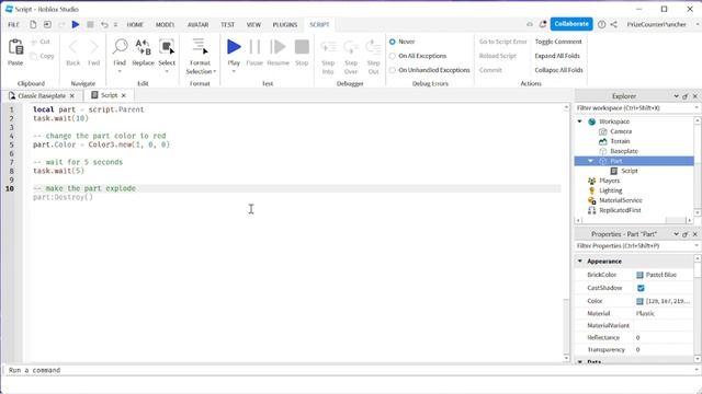 Scripting with NEW ROBLOX AI CODE ASSIST: AI Powered Code Completion (Roblox Studio Generative AI)