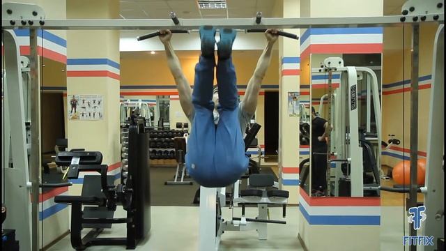 Подъемы ног в висе смотреть онлайн