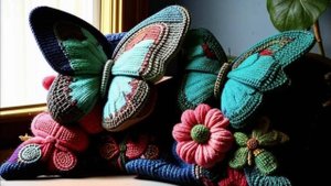 Интерьерные ПОДУШКИ от нейросети. ВЯЗАНИЕ. Подборка №2.