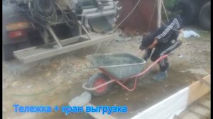 Выгрузка бетона различными способами Бетон СК Челябинск.