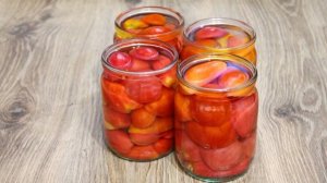 Помидоры стерилизованные на зиму без рассола