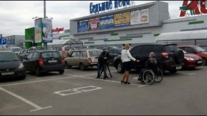 ГИБДД. ДПС. Знаки не по ГОСТу 8 (инвалид)