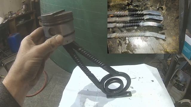 Кованые шатуны. Подставка под столешницу. Обзор. The forged connecting rods смотреть онлайн