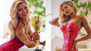 фит модель 2018 -  Красота фитнеса в вечерних платьях  Ю Миронова и М Евгенева