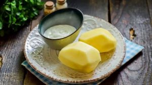 Картошка в сметане в микроволновке
