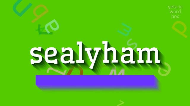 SEALYHAM - HOW TO SAY SEALYHAM? #sealyham смотреть онлайн
