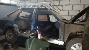 МОСКВИЧ-2141 ремонт кузова ч.2