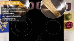 Электрическая варочная панель Hansa BHC66506