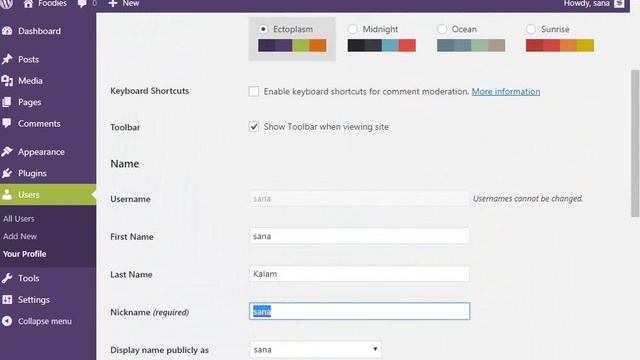 How to Setting Admin Profile In Wordpress смотреть онлайн