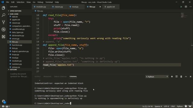 Error Handling In Python Project || Python Course