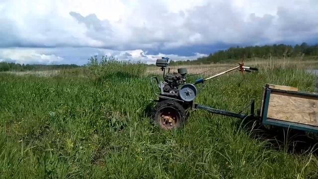 Лучший Мотоблок *КВАДРОБЛОК* Off-road, тест на проходимость МБ-1 Нева