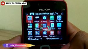Symbian os Nokia e63 | Efek Tema Symbian | How to install symbian nokia theme effects