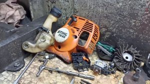 Бензокоса STIHL FS 55 дефектовка .