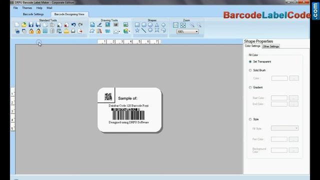 Create Customized Barcodes Databar Code 128 font: 2D Barcode Fonts