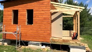 Каркасная баня своими руками