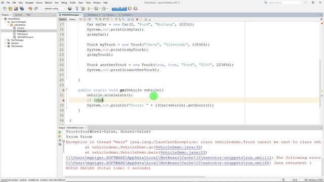 Java Casting and instanceof смотреть онлайн
