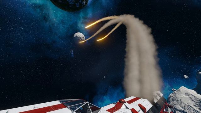 Space Engineers | Komodo Hydro Missiles w/Evasive Target смотреть онлайн