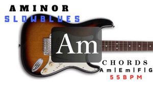 A Minor Slow Blues Backing Track