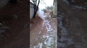 вот что будет если пропитать рулон туалетной бумаги аммиачной селитрой