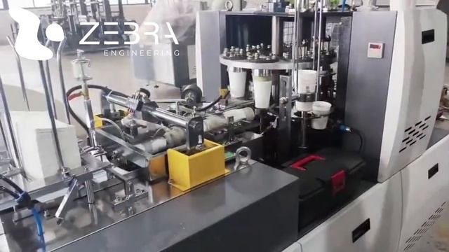 Станок изготовления бумажных стаканчиков. Тестовый запуск. Модель: Paper-10. смотреть онлайн