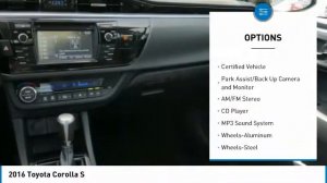 2016 Toyota Corolla S Maplewood, St Paul, Minneapolis, Brooklyn Park, MN P18478