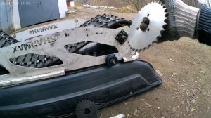 Мотобуксировщик SHARMAX S380 1250 HP8. Хочешь ехать - меняй шестерни (2)!