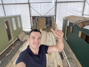 Сборка бань Терма и Тэпла. Видео с производства.