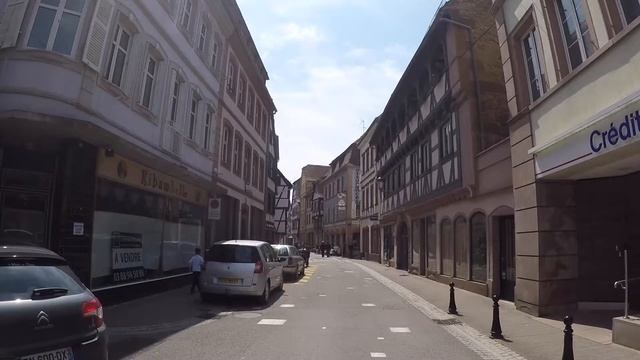 France Alsace Wissembourg City center Gopro  France Alsace Wissembourg Centre ville Gopro