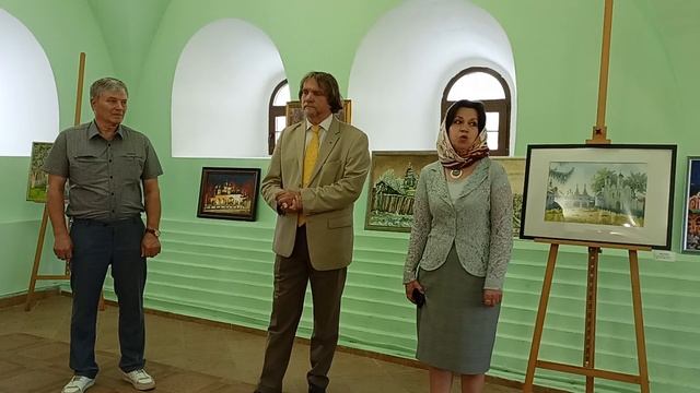 Выставка #РусскаяАтлантида в Брянске. Приветствие к участникам и гостям от Ловяго Елены Борисовны