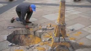 3D рисунки на асфальте - подборка лучших # 1