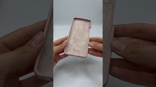 Чехол бампер Silicone Case для Vivo Y31 (2021), Y53S 4G (пудровый)