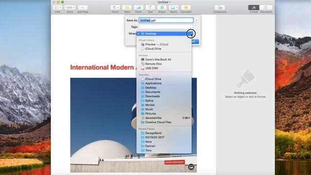 Como convertir un documento de Pages a PDF en Mac смотреть онлайн