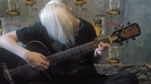 Кино - Троллейбус (на гитаре) Kino - Trolleibus