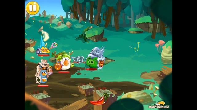 Angry Birds Epic Square Forest Level 2 Walkthrough смотреть онлайн