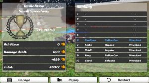 ДЕРБИ НА ПОЛИЦЕЙСКОЙ МАШИНЕ ПРОТИВ 10 ВРАГОВ ИГРА НА ТЕЛЕФОНЫ АНДРОИД И IOS DEMOLITION DERBY 3