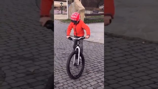 Bike WOOM OFF 5 super light mountin bike for kids - rider Jan Szlaga 7 years old