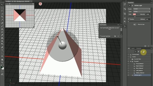 Уроки Adobe Photoshop CS6. Управление освещением 3D объектов смотреть онлайн