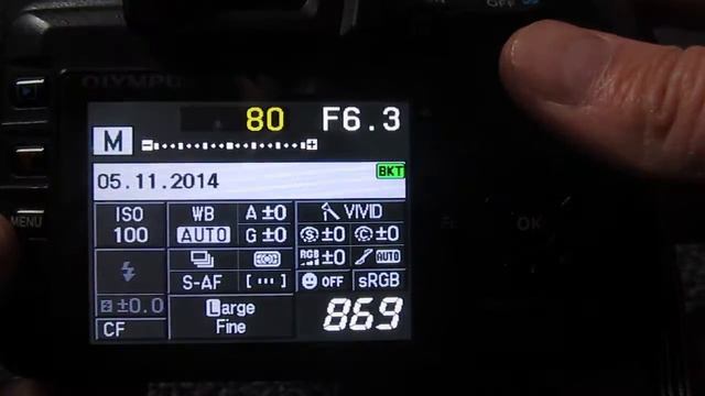 OLYMPUS E-420, Modus M, Verschlusszeit nicht einstellbar смотреть онлайн