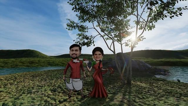 Sreejith & Heera Save The Date | 4K Motion Poster Sreejith & Heera | Caricature Motion Poster смотреть онлайн